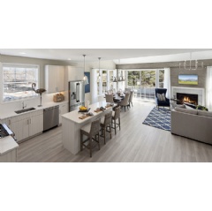 Seamless kitchens and strong indoor/outdoor relationships in new home designs add value that appeals to potential buyers.