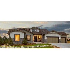 Pictured is the award winning Residence One home plan by Berkeley Homes at The Timbers