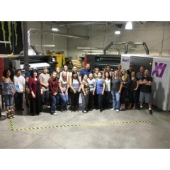 The staff at KD Kanopy gather at their Onset X1.