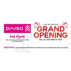 Daiso Las Vegas Arroyo Crossing Center hosts grand opening 12/29/21