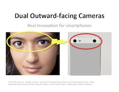 Image of Slide #1 of Dual Outward-Facing Cameras - Real Innovation for Smartphones - Slide deck on Slideshare.com