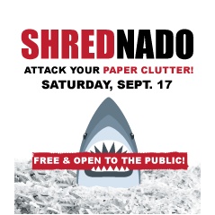 Shrednado!  Attack Your Paper Clutter!