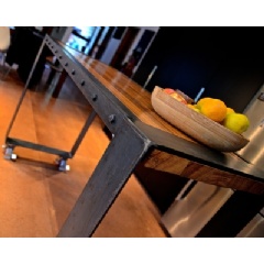 Custom Industrial is a unique furniture and lighting design company specialising in the re-purposing of old machinery, parts and unusual items into exclusive pieces. Everything Custom Industrial creates is individual, using timeless craftsmanship.