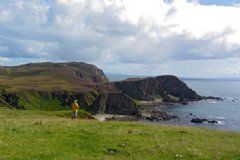 Walking on the Isle of Islay, Scotland