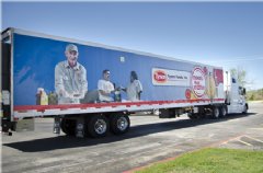 Tyson Foods 53 foot disaster relief trailer was deployed Monday morning after devastating tornados struck Central Arkansas over the weekend.