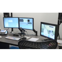 Matrox Avio F120 KVM extenders enable the zero-compression, zero-latency extension of dual-HD video editing workstations and peripherals at Pixcom.