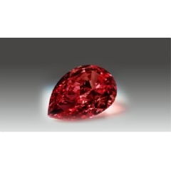 Natural colored red diamond