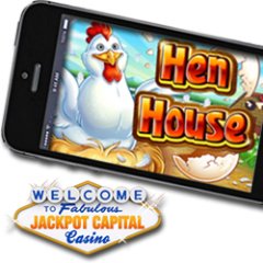 New Henhouse mobile slot at Jackpot Capital Mobile Casino