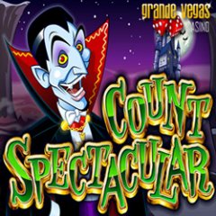 The Halloween Freeroll Slots Tournament at Grande Vegas Casino will be played on the Count Spectacular online slot game