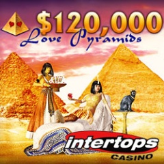 $120,000 Love Pyramids Casino Bonuses at Intertops Casino