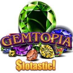 Gemtopia real money online slot from Realtime Gaming now at Slotastic Casino.