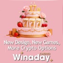 WinaDay Casino Celebrates 17 Years with a Stunning Glow-Up, New Games & More Crypto Options
