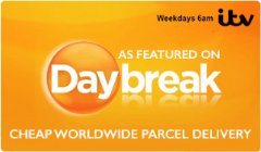 Worldwide Parcel Services - As featured on ITVs Daybreak