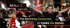 Mika Z. of the Ottawa Senators Chooses The Recording Connection To Pursue His Dream