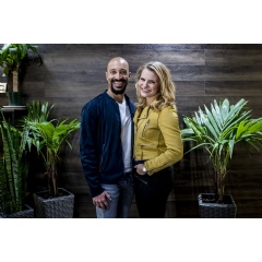 Andrew DSouza and Michele Romanow, co-founders and CEOs of Clearbanc