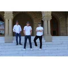 From left to right: Forum Brands co-founders Ruben Amar, Brenton Howland, and Alex Kopco