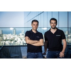Immunai co-founders: CEO Noam Solomon, left, and CTO Luis Voloch.