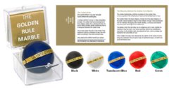 The Golden Rule Marble Gift set includes choice of marble color, acrylic gift box and pamphlet enclosure.