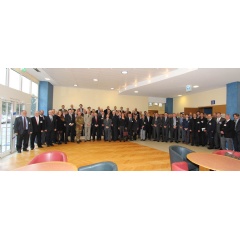Attendees of this years NATO Support Agency Conference pose for a group photo