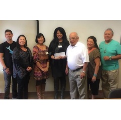 The Rincon Band of Luiseo Mission Indians presents The Elizabeth Hospice with a $5,000 grant in support of the nonprofits hospice and palliative care program and bereavement services for all ages.