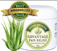 Aloe Pain Relief Cream 3oz by Total Health LLC