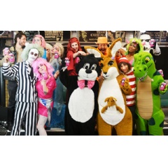 Open until midnight every night through Halloween, your party starts at Boston Costume