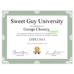 Sweet Guy University Diploma