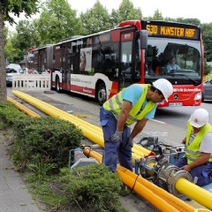 Evonik applauds addition of VESTAMID® NRG Polyamide 12 Thermoplastic to the Federal Pipeline Safety Regulation, for use in Natural Gas Distribution Pipelines. -Credit: Evonik-