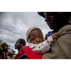 Burundian refugees at Mulongwe settlement in South Kivu, the Democratic Republic of the Congo.in April 2018. © UNHCR/Georgina Goodwin