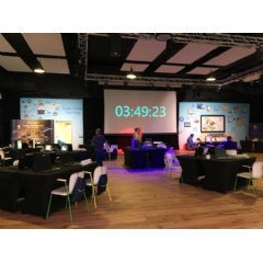 The CyberCenturion clock is ticking. The National Final Competition is set to begin at Plexal Innovation Hub, Queen Elizabeth Olympic Park, East London. -Credit:Northrop Grumman Corporation-