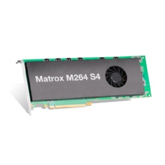 The Matrox M264 S4 hardware codec card enables multi-channel 4K XAVC encoding and decoding for PC-based platforms. 
Credit:  Matrox
