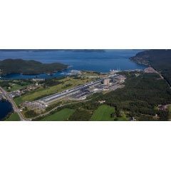 Aerial photo of Hydro Husnes.  -CREDIT: Hydro-