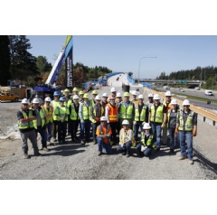The Sound Transit E360 event was the kickoff for Safety Weeks national efforts.  -CREDIT: Kiewit-