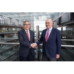 Jos Carlos Garca Quevedo, Chairman of ICO and Jos Bogas, CEO of Endesa  -CREDIT: Endesa-