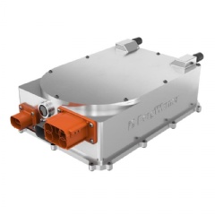 BorgWarner’s new Onboard Battery Charger converts AC electricity to DC for charging batteries in hybrid or electric vehicles. -CREDIT: BorgWarner-