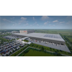 Render impression of Barry Callebauts new Global Distribution Center