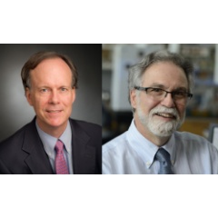 William G. Kaelin, M.D. (L) & Gregg L. Semenza, M.D., Ph.D. (R)