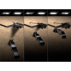 The Smart Worklight System from HELLA increases safety and comfort by allowing to control each worklight and each single LED independently. (Picture: HELLA)