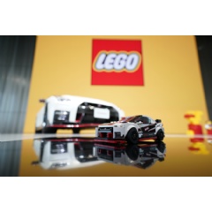 Just like the engine of the life-size Nissan GT-R NISMO is hand-assembled by master craftsmen called ’takumi,’ the LEGO® version must also be hand assembled – by expert brick-builders: children.