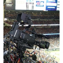 Camera system set up at NRG Stadium