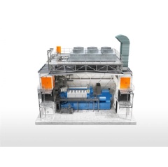 The Wrtsil Modular Block is a pre-fabricated, modularly configurated, and expandable enclosure for sustainable power generation.