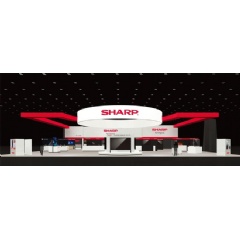 Sharps CES booth (image)
