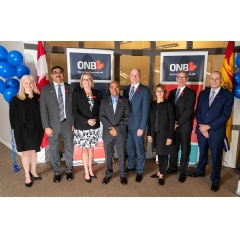 Members of HCL Technologies along with Ministers and Officers of New Brunswick and ONB (Opportunities New Brunswick)
at the launch of the HCL Global Delivery Center in Moncton.