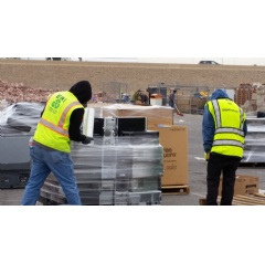 ERI collects e-waste products during the 2019 electronics recycling event in Las Vegas. (Photo courtesy of ERI)