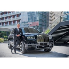 Torsten Müller-Ötvös, Chief Executive Officer, Rolls-Royce Motor Cars With Rolls-Royce Cullinan