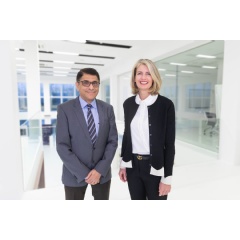 Dipak Mane and Irene Mark-Eisenring, who will take over as Chief Human Resources Officer effective September 1, 2020.