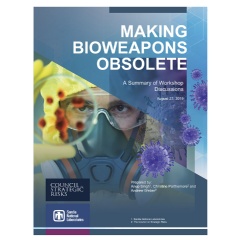 “Making Bioweapons Obsolete: A Summary of Workshop Discussions,” released by Sandia National Laboratories and the Council on Strategic Risks addresses recommendations for significantly reducing and ultimately eliminating biothreats.