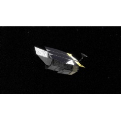 Illustration of NASAs Wide Field Infrared Survey Telescope (WFIRST) Credits: NASA