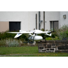 Skysports/Wingcopter delivery drone taking off.  Images courtesy of Skysports/Wingcopter.