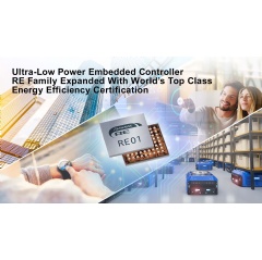 Expanded Ultra-Low Power Embedded Controller RE Family